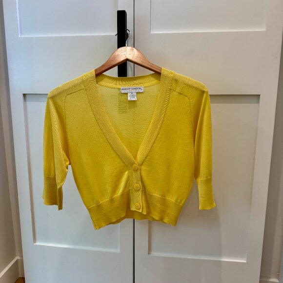 Maggie London Petite Yellow Cardigan – Petite Large - Picture 5 of 11